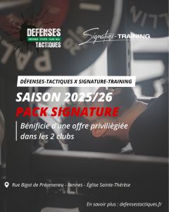 Signature-Training X Défenses-Tactiques